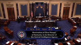 US Senate confirms Gina Haspel as new CIA director [upl. by Atina58]