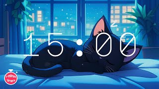 15 Minute Timer  Back to School Lofi Chill [upl. by Werd554]