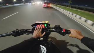 Suzuki Gixxer 155  top speed test attempt  Hyper Speed ♠️😈  Habib Sheikh [upl. by Alrak244]