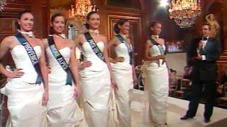 Miss France 2000  Défilé des 5 en Robe de Soirée [upl. by Adnamma244]