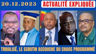 ACTU EXPLIQUÉE 2012  TRIBALISÉE À OUTRANCE LÉLECTION CONGOLAISE ACCOUCHE DU CHAOS PROGRAMMÉ [upl. by Eladal570]