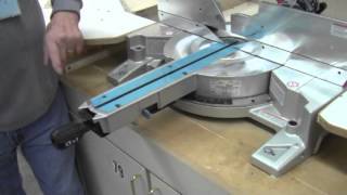 20130329 Safety Demo Makita Compound Miter Saw [upl. by Pesvoh]