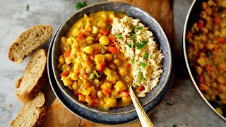 Quick And Easy CURRY Thats Loaded With Veggies [upl. by Susi1]