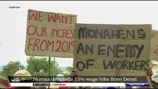 Denel  NUMSA demands 15 wage hike [upl. by Jerz717]