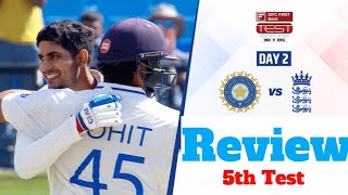 India vs England 5th Test Day 2 Highlights [upl. by Lotsirb628]