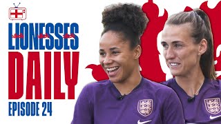 quotBeing in the Semi Finals is a GREAT Feelingquot  Jill Scott amp Demi Stokes  Lionesses Daily Ep 24 [upl. by Eckel]