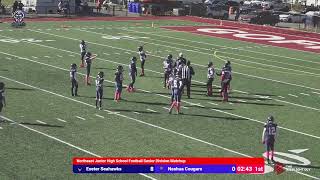 Exeter Seahawks vs Nashua Cougars Football Senior Division Junior Varsity Level [upl. by Bowlds]