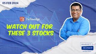 Keep a Close Watch on These 3 Stocks  Raju Ranjan  Definedge [upl. by Haeckel]