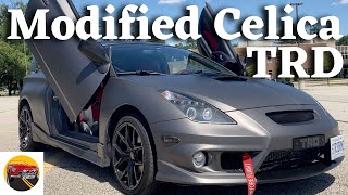 Modified Toyota Celica TRD with Lamborghini Doors [upl. by Llerrut]