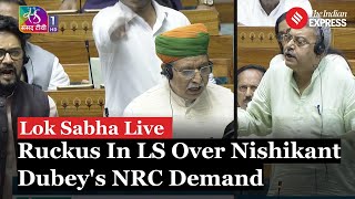 Lok Sabha Oppn Protest Against Nishikant Dubeys NRC Demand Kanganas Dig At Congress amp More [upl. by Nielson]