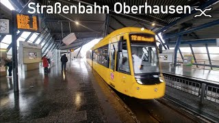 Straßenbahn Oberhausen  Mülheim an der Ruhr  Tram 112  ÖPNVTrasse Oberhausen  STOAG  Ruhrbahn [upl. by Eelanej]