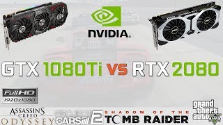 GTX 1080 Ti vs RTX 2080 Test in 5 Games [upl. by Norrehc]