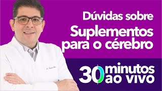 Tire suas dúvidas sobre Suplemento para o cérebro com o Dr Juliano Teles  AO VIVO [upl. by Suivatram]