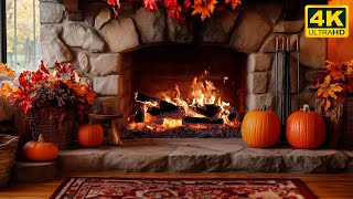 Fireplace 12 HOURS 🔥 Burning logs and cozy ASMR atmosphere [upl. by Amanda]