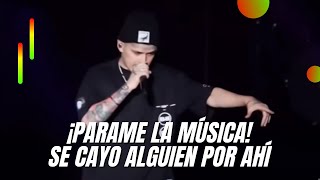 LIT KILLAH FRENÓ su SHOW para que asistan a una FAN que se DESMAYÓ [upl. by Sheng]