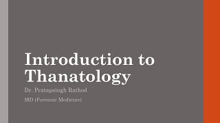 Introduction to Thanatology [upl. by Nevah40]