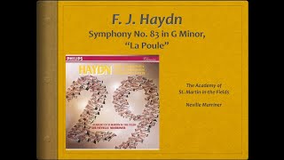 Haydn Symphony 83 quotLa Poulequot  Video Score  ASMF Marriner [upl. by Langbehn]