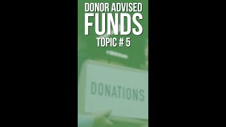 Donor Advised Fund Topics 5 Minimum Funding Requirements [upl. by Yrolg]