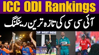 ICC Latest ODI Ranking 2024  ICC odi ranking 2024 batsman [upl. by Ena]