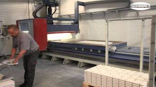 Vacuum Tube Lifter JumboErgo Simplifies Loading Universal Boards into a CNC Machine  Schmalz [upl. by Frank]