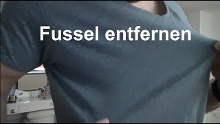 Lifehack Fussel entfernen Kleider von Fusseln befreien Pillbildung Pullover Shirt Klamotten [upl. by Dnomad367]