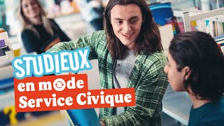 Simon un jeune studieux en mode Service Civique qui favorise l’accès à l’éducation pour tous [upl. by Othilia]