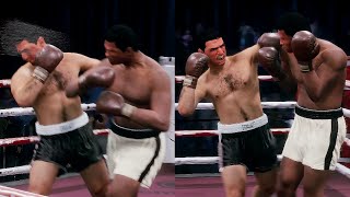 Rocky Marciano vs Muhammad Ali  As Close as You Like  Undisputed Boxing Game Online Fight [upl. by Eelram]