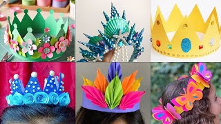 DIY King Crown  making crown with paper  DIY Crown👑 [upl. by Cullin]