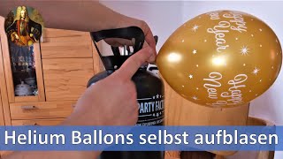 Helium Ballons selbst aufblasen [upl. by Kwok]