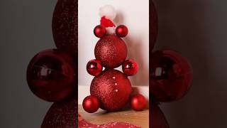 Turn simple baubles into beautiful Christmas ornaments 🎄✨ [upl. by Lindgren]