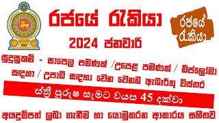 2024 January Government Jobs in Sri Lanka [upl. by Ardnic]