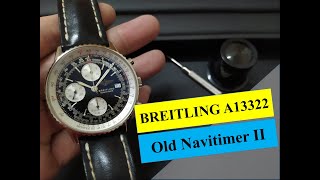 On Review Breitling Old Navitimer II Ref A13322 [upl. by Palmira]