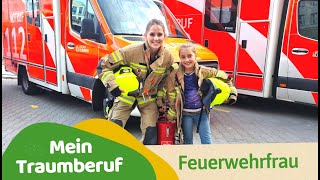 Feuerwehrschule 🚒 Ein Tag als Feuerwehrmannfrau  Mein Traumberuf  Kinderdoku [upl. by Mellins]