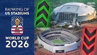 🇺🇸 Ranking of US Stadiums for World Cup 2026 [upl. by Ibbob947]