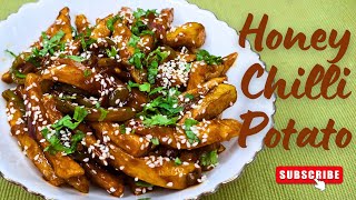 Honey Chilli Potato 🌶🥔  Potato Recipes 🍽🤤  Snacks Recipes 😋🍴  Honey Chilli Potato Recipe 😲🤯 [upl. by Annat]