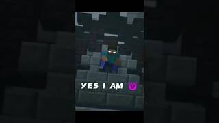 Herobrine attitude😈  Rubik Gaming  Gandagana  shorts attitude minecraft [upl. by Alim520]