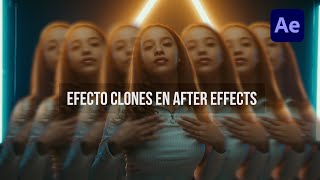 Como hacer el efecto Clon en After effects [upl. by Egni]