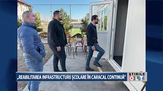 REABILITAREA INFRASTRUCTURII SCOLARE IN CARACAL CONTINUA [upl. by Akcirderf]