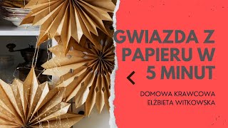 Gwiazda z papieru  How to create a Star [upl. by Aidualc398]