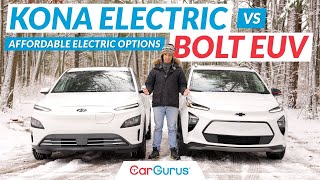 Chevy Bolt EUV vs Hyundai Kona Electric [upl. by Tareyn]