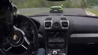 Porsche 981 Cayman GT4 Downshifting is an Art [upl. by Ardnnek306]