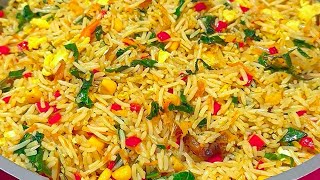 DELICIOUS NIGERIAN LOCAL FRIED RICE RECIPE  UZOMS KITCHEN [upl. by Skylar]