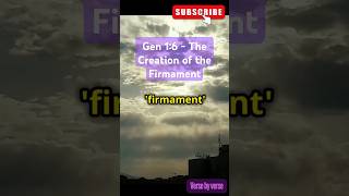 Gen 16  The Creation of the Firmament  Separating the Waters Inspiration [upl. by Dowdell85]