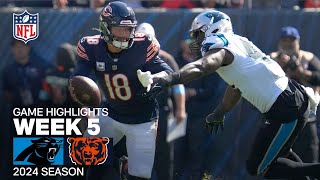 Carolina Panthers vs Chicago Bears Game Highlights  NFL 2024 Season Week 5 [upl. by Anilef]