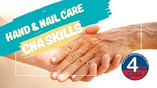 Hand and Nail Care CNA Skill Prometric [upl. by Hilar381]