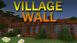 Building a wall Village Raids and Bastions  Minecraft Episode 8 [upl. by Thinia5]