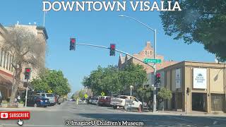 Downtown Visalia California Drive Around and things to do [upl. by Lamhaj]