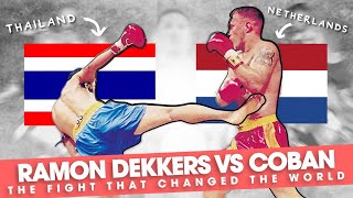 Ramon Dekkers vs Coban quotThe Fight That Changed The Worldquot [upl. by Jangro531]