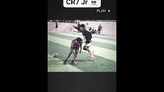 Cr7 jr against speed ishowspeedplays livestream ishowspeed soccer nutmeg supportmychannel [upl. by Pharaoh]