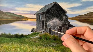 Painting an Old Stone Building [upl. by Mota92]